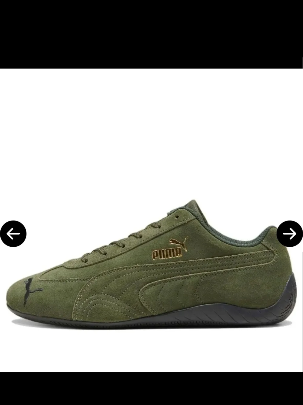 puma Speedcat Shield Sd Shoes - Myrtle/Myrtle/Black mens size 7.5/40